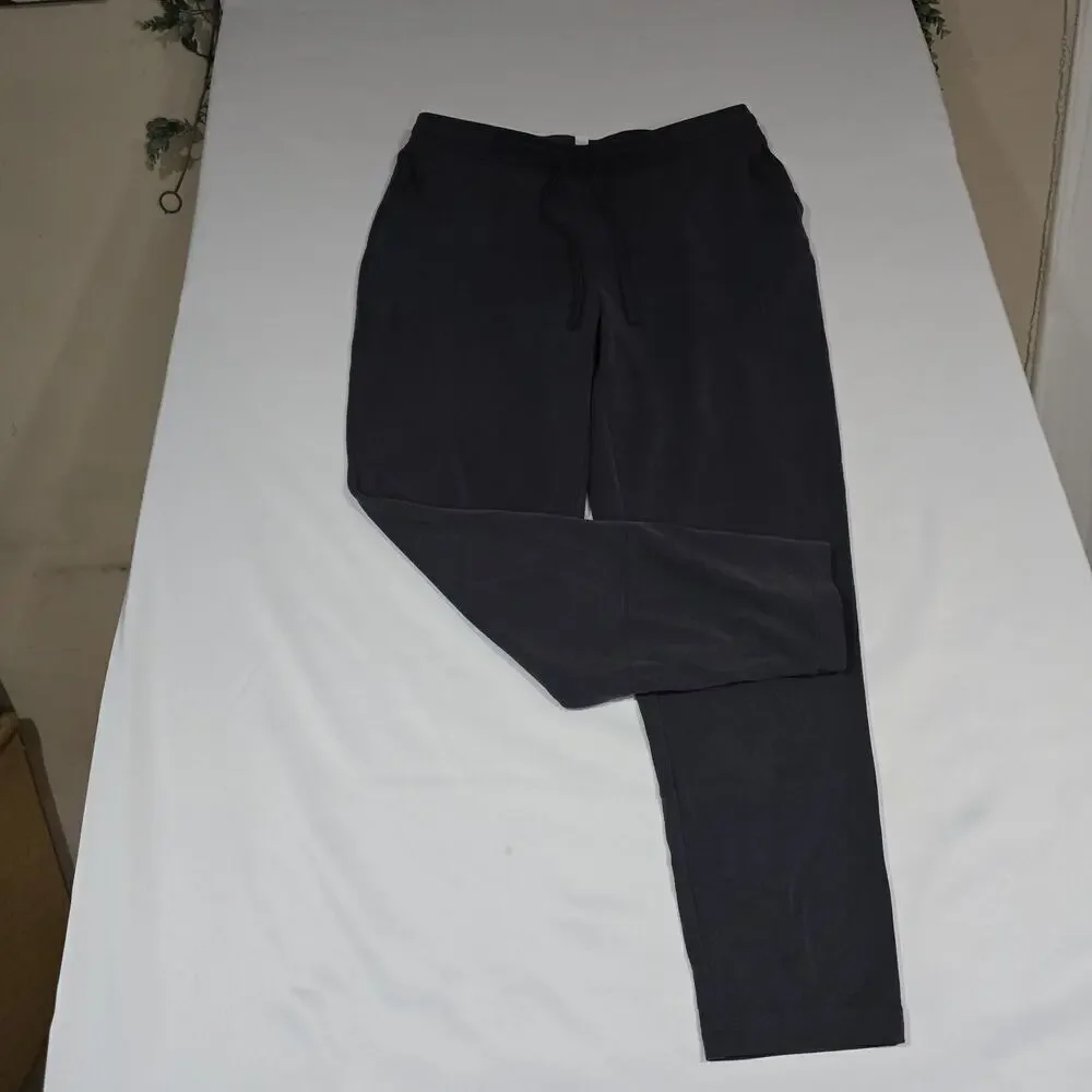Pure J Jill Medium Grey Sand Washed Blue Pants Pull On Drawstring Tencel - Picture 14 of 16